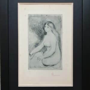 Bañista desnuda - Pierre Auguste Renoir