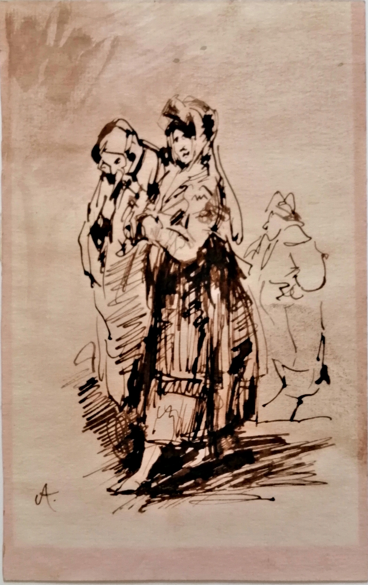 Maja en la calle - Leonardo Alenza - Imagen 2