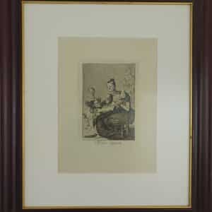 "Hilan delgado" - Francisco de Goya