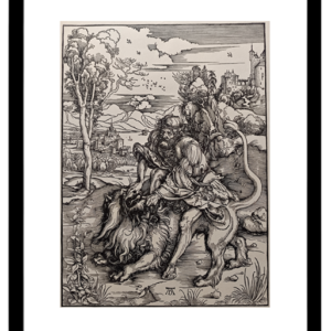 Sansón y el león - Albrecht Dürer