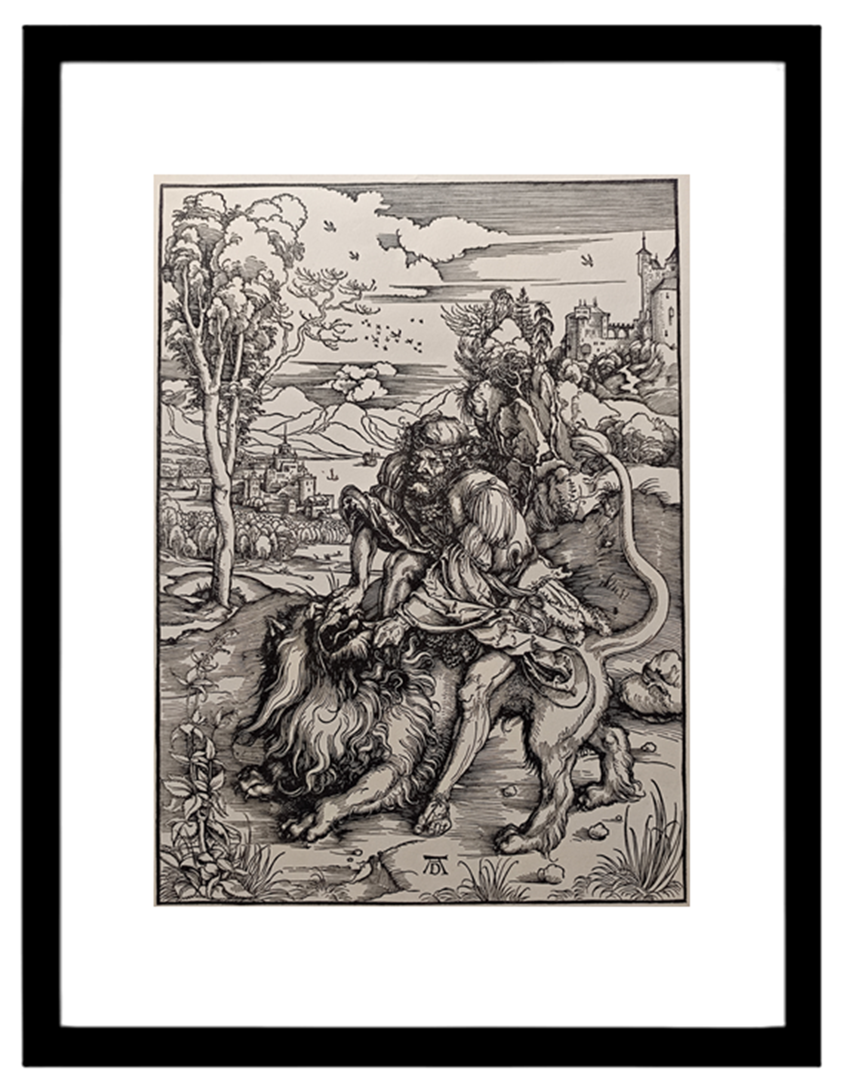 Sansón y el león - Albrecht Dürer