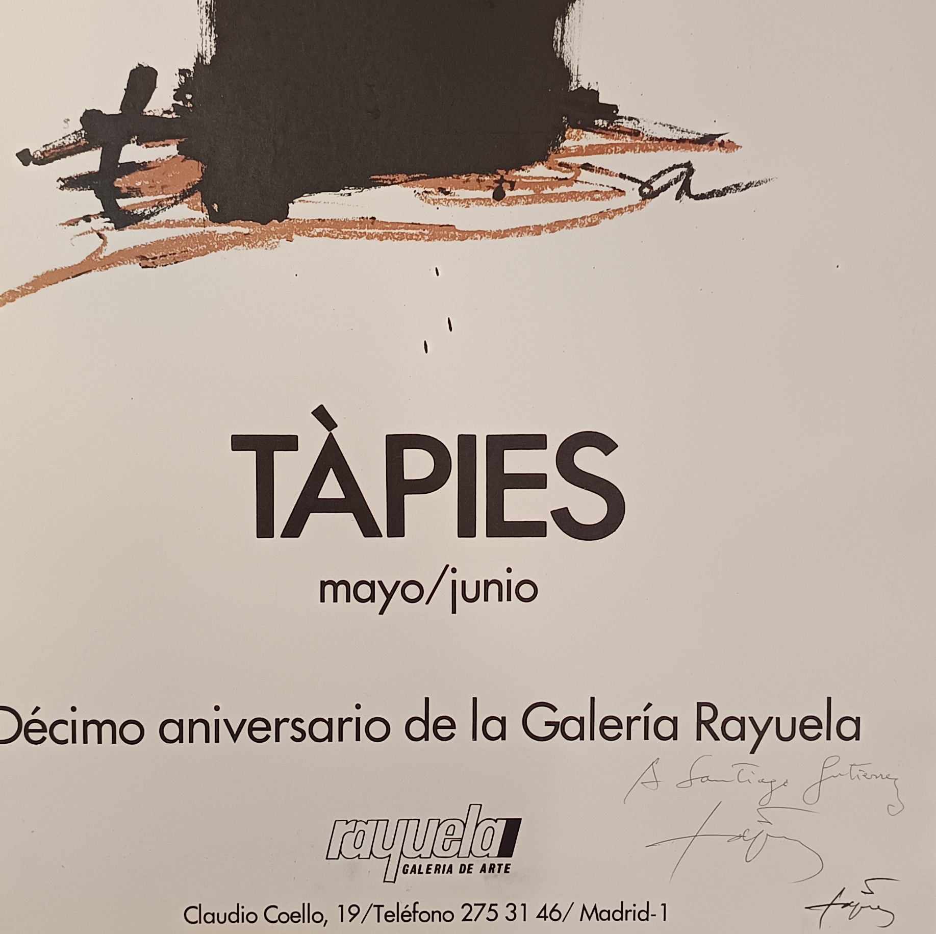 Galería Rayuela 10 º Aniversario - Antoni Tàpies - Imagen 3