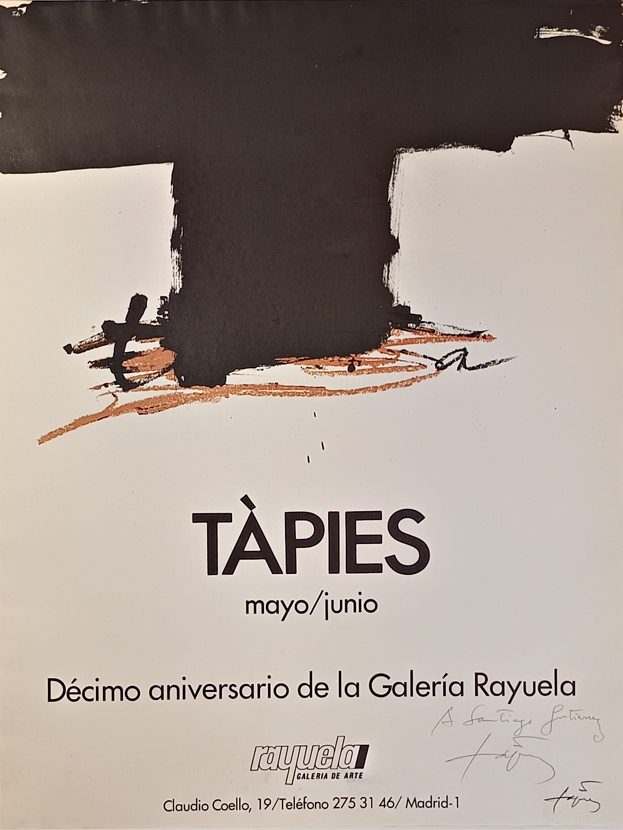 Galería Rayuela 10 º Aniversario - Antoni Tàpies - Imagen 2