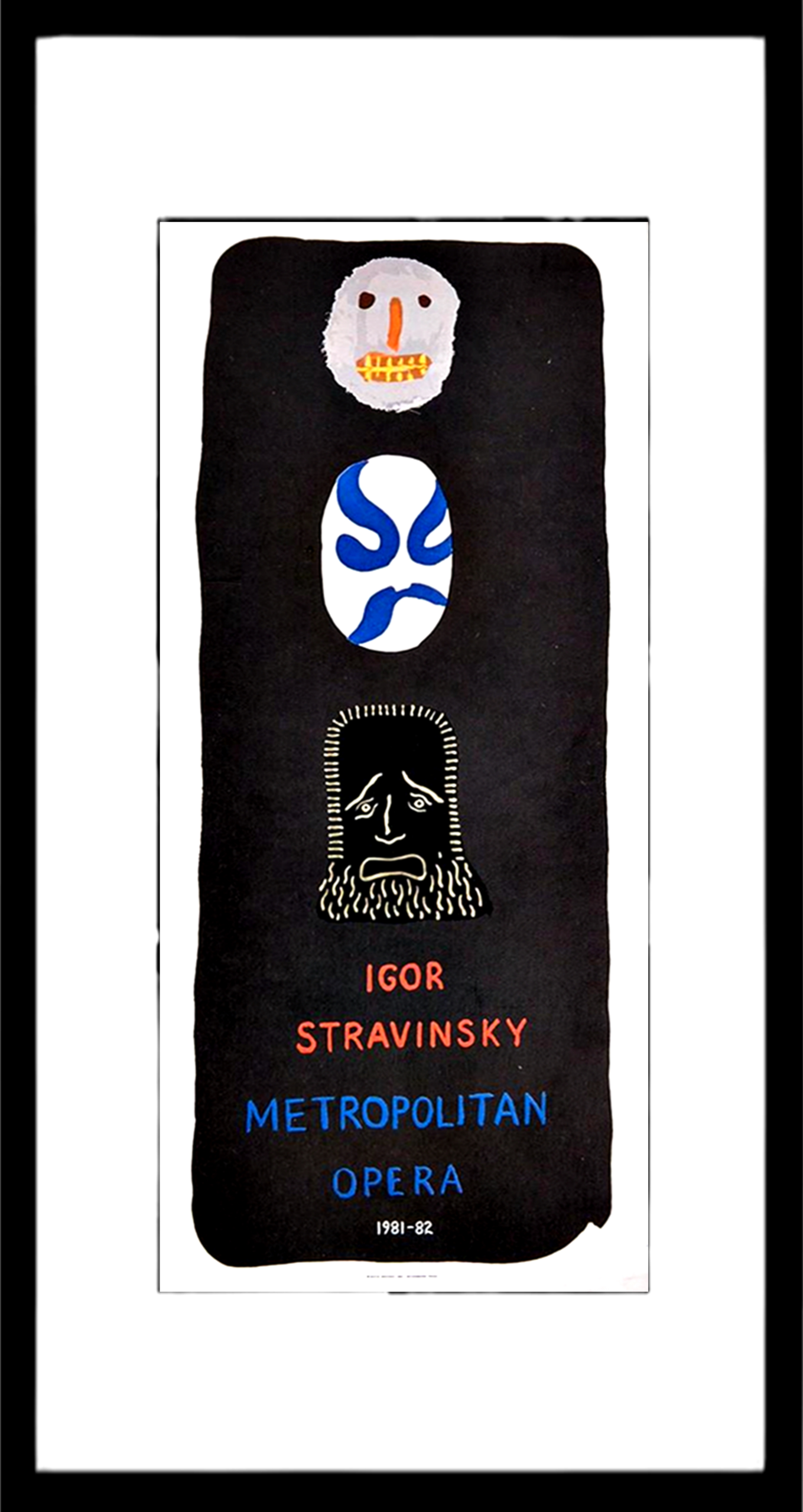 "Igor Stravinsky, Metropolitan Opera" - David Hockney