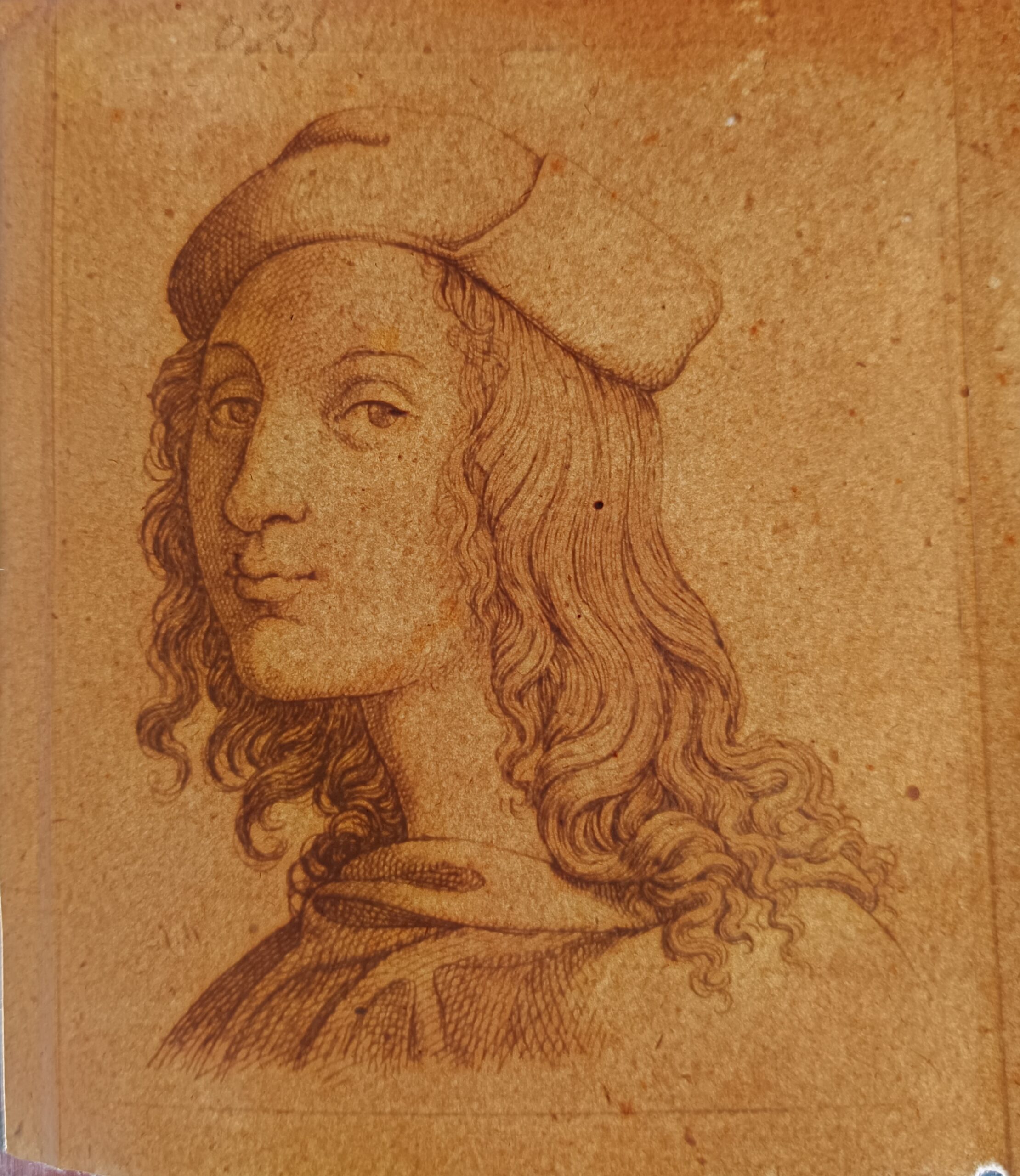 Retrato de Rafael Sanzio - Marcantonio Raimondi - Imagen 4